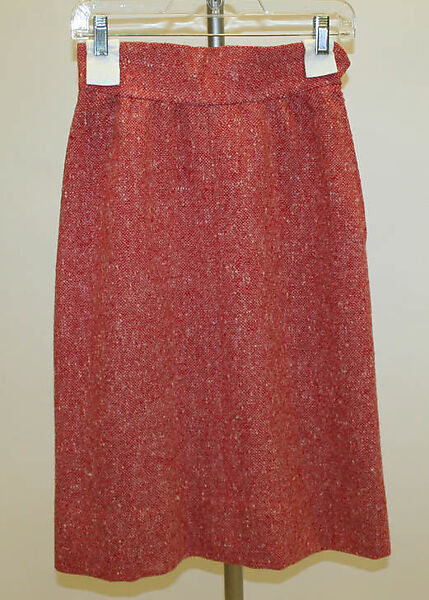 Suit, Mainbocher (French and American, founded 1930), wool, silk, American