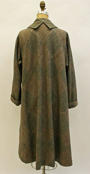 Coat, Mainbocher (French and American, founded 1930), wool, silk, American