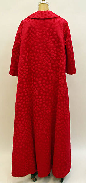 Evening coat, Mainbocher (French and American, founded 1930), silk, American