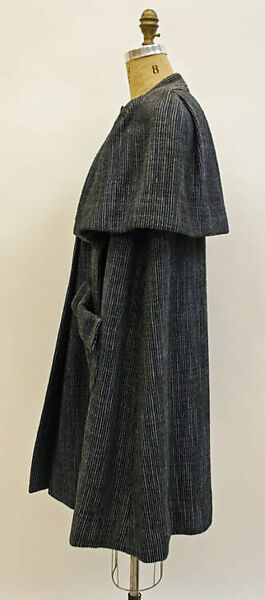 Cape, Mainbocher (French and American, founded 1930), wool, American