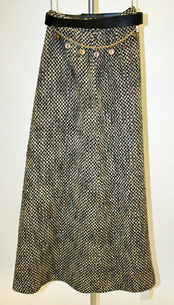 Ensemble, Vera Maxwell (American, 1901–1995), (a) wool, fur; (c) leather, American