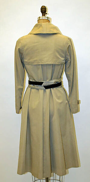 Raincoat, Claire McCardell (American, 1905–1958), cotton, plastic, American