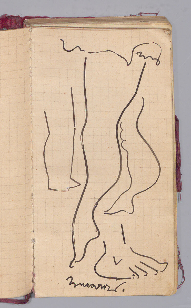 Notebook with collection of poems and Cubo-Futurist drawings, Kirill Zdanevich (Georgian, 1892–1969)