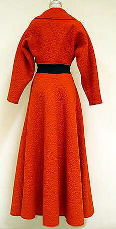 Evening ensemble, Claire McCardell (American, 1905–1958), wool, American