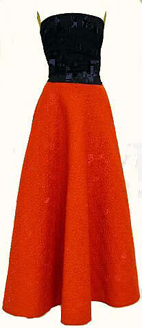 Evening ensemble, Claire McCardell (American, 1905–1958), wool, American