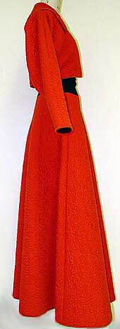 Evening ensemble, Claire McCardell (American, 1905–1958), wool, American