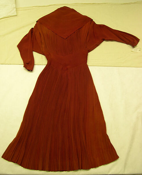 Dress, Claire McCardell (American, 1905–1958), synthetic fiber, American