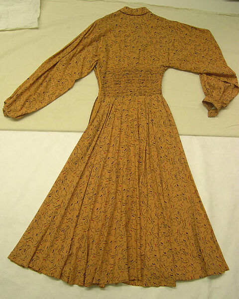 Dress, Claire McCardell (American, 1905–1958), synthetic fiber, American