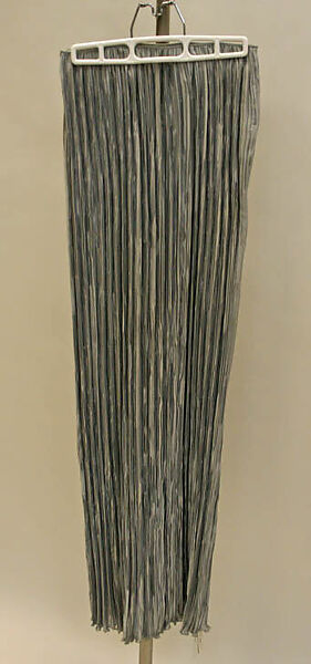 Evening dress, Mary McFadden (American, born New York 1938–2024 Southampton, New York), silk, cotton, American