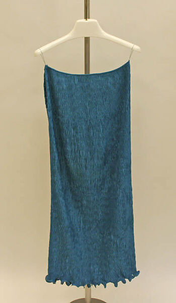 Evening dress, Mary McFadden (American, born New York 1938–2024 Southampton, New York), silk, American