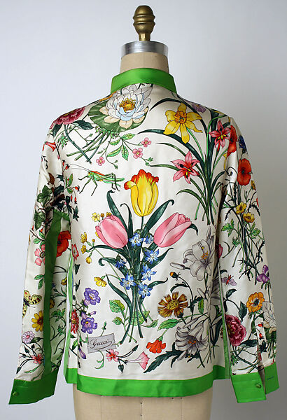 Blouse, Gucci (Italian, founded 1921), silk, Italian
