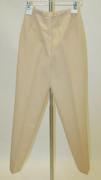 Trousers, Halston (American, Des Moines, Iowa 1932–1990 San Francisco, California), silk, American 