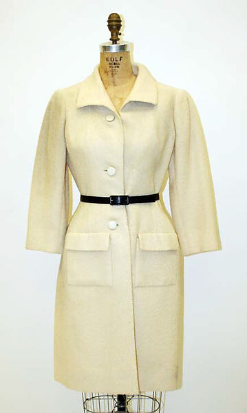 Coat, House of Givenchy (French, founded 1952), (a) wool; (b) leather, French 