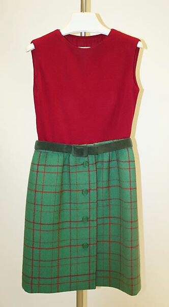 Ensemble, House of Givenchy (French, founded 1952), wool, leather, French