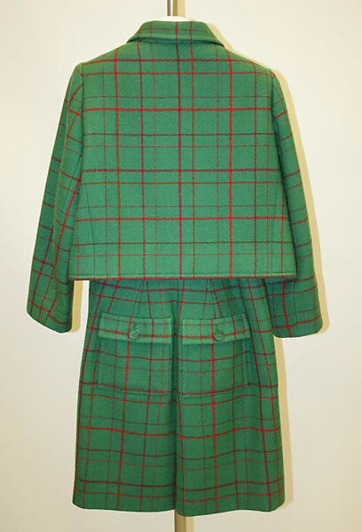 Ensemble, House of Givenchy (French, founded 1952), wool, leather, French