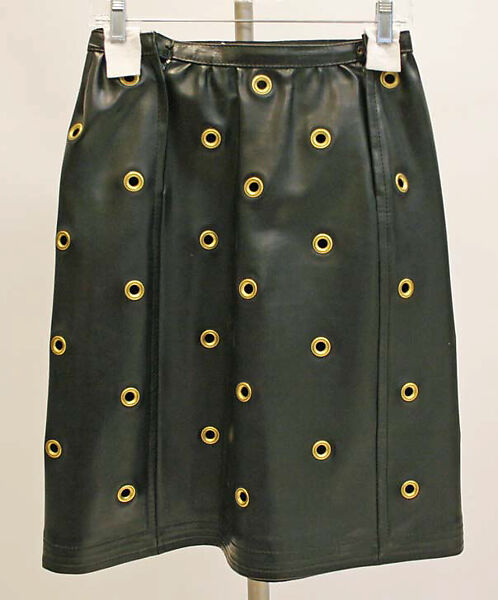 Skirt, House of Givenchy (French, founded 1952), plastic, metal, French