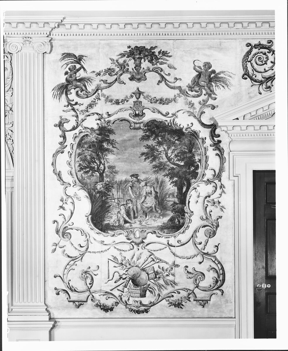 Wallpaper, Tempera on watercolor paper