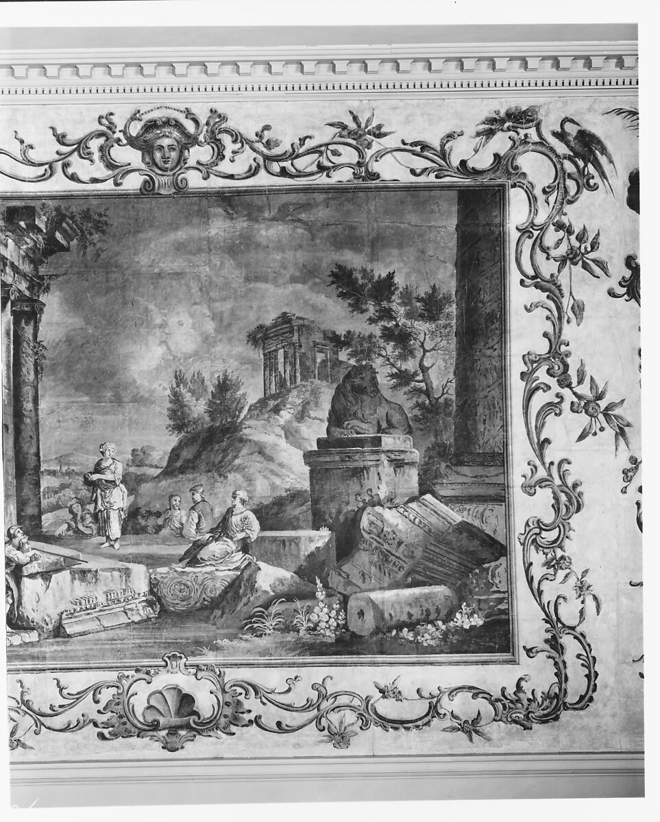 Wallpaper, Tempera on watercolor paper