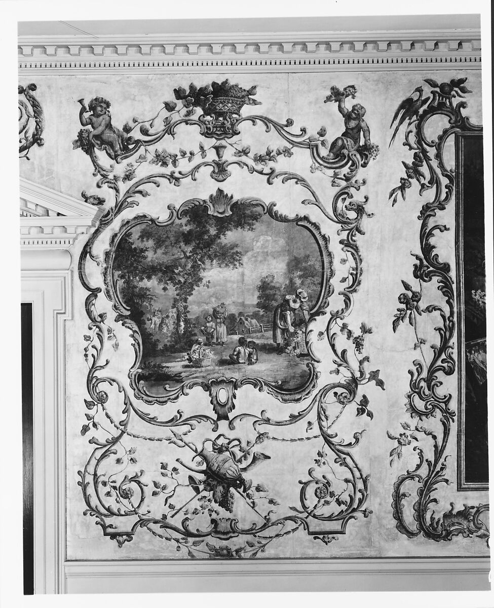 Wallpaper, Tempera on watercolor paper