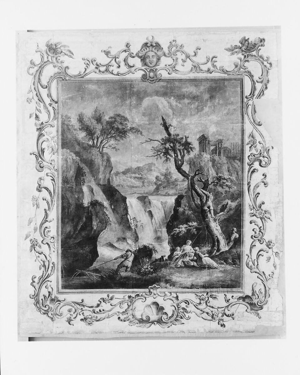 Wallpaper, Tempera on watercolor paper