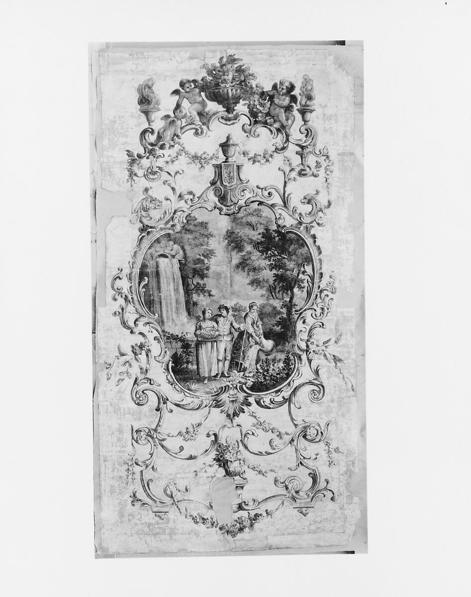 Wallpaper, Tempera on watercolor paper