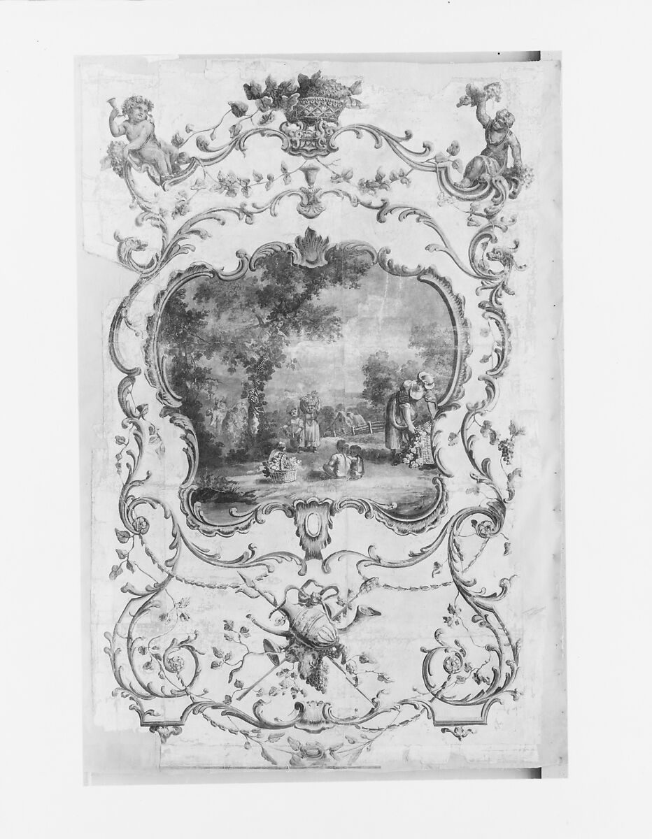 Wallpaper, Tempera on watercolor paper