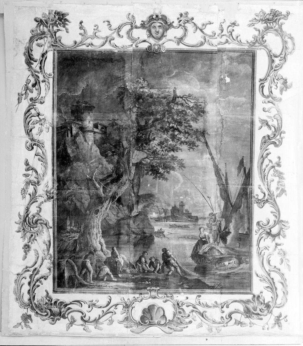 Wallpaper, Tempera on watercolor paper