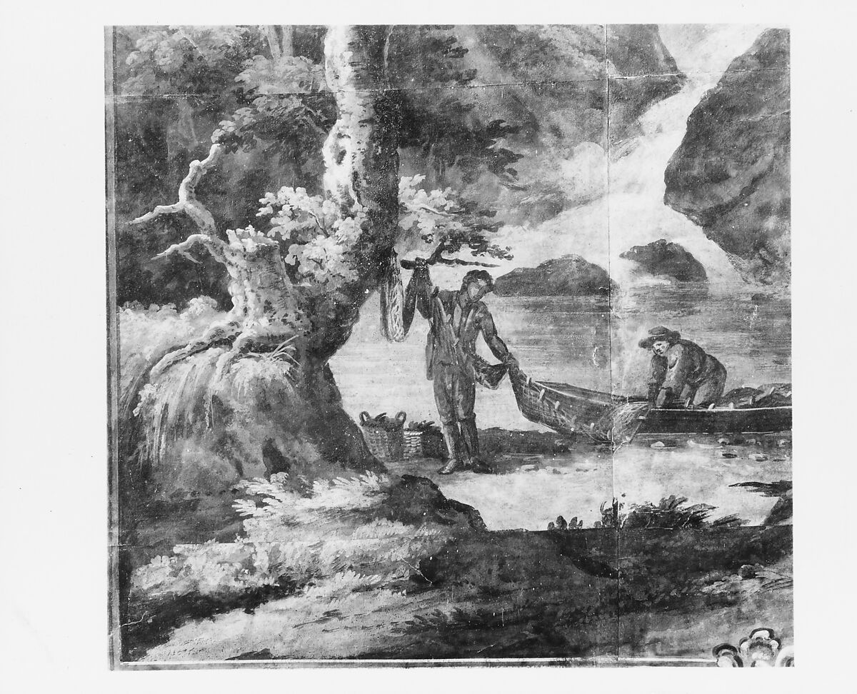 Wallpaper, Tempera on watercolor paper