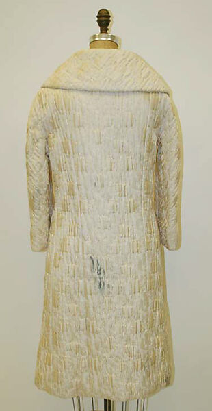 Evening coat, House of Givenchy (French, founded 1952), silk, French