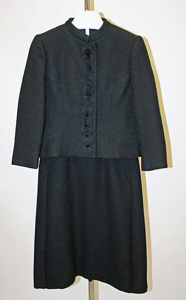 Suit, House of Givenchy (French, founded 1952), wool, silk, French 