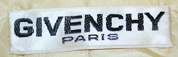 Coat, House of Givenchy (French, founded 1952), cotton, French