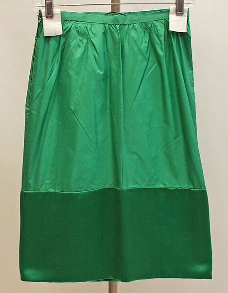 Evening ensemble, (a, b) House of Givenchy (French, founded 1952), silk, French