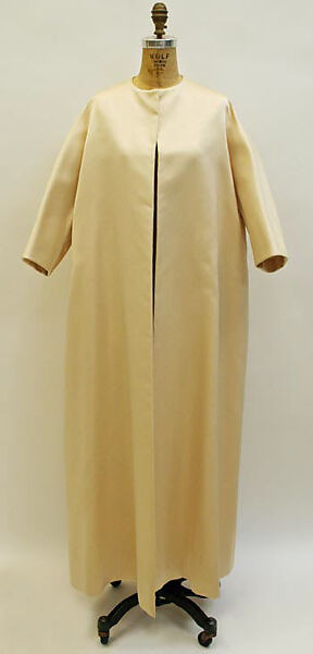 Evening coat, House of Givenchy (French, founded 1952), silk, French 