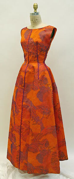 Evening dress, Madame Grès (Germaine Émilie Krebs) (French, Paris 1903–1993 Var region), silk, French
