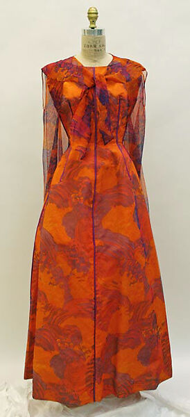 Evening dress, Madame Grès (Germaine Émilie Krebs) (French, Paris 1903–1993 Var region), silk, French 