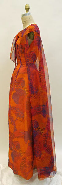 Evening dress, Madame Grès (Germaine Émilie Krebs) (French, Paris 1903–1993 Var region), silk, French