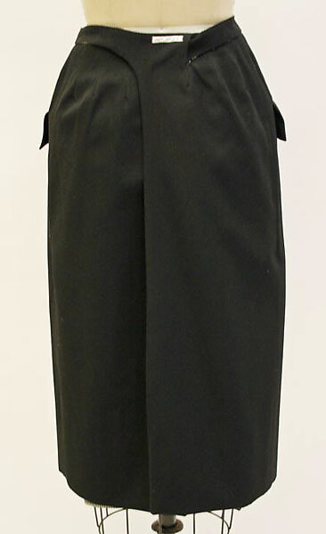Wrap skirt, Hermès (French, founded 1837), wool, French