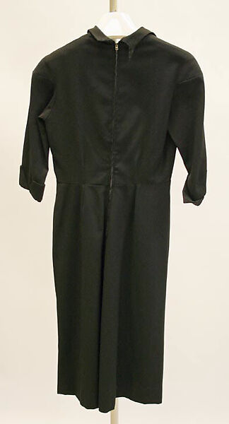 Dress, Jacques Heim (French, 1899–1967), wool, silk, French