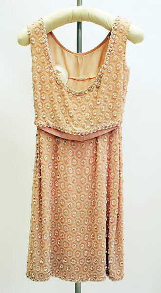 Evening ensemble, Jacques Heim (French, 1899–1967), silk, fur, French