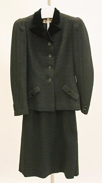 Suit, Jacques Heim (French, 1899–1967), wool, silk, French 