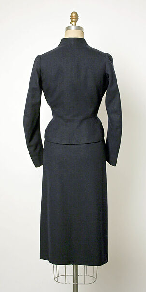 Suit, Charles James (American, born Great Britain, 1906–1978), wool, American