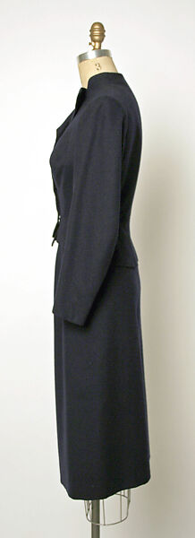 Suit, Charles James (American, born Great Britain, 1906–1978), wool, American