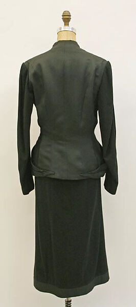 Suit, Charles James (American, born Great Britain, 1906–1978), wool, silk, American