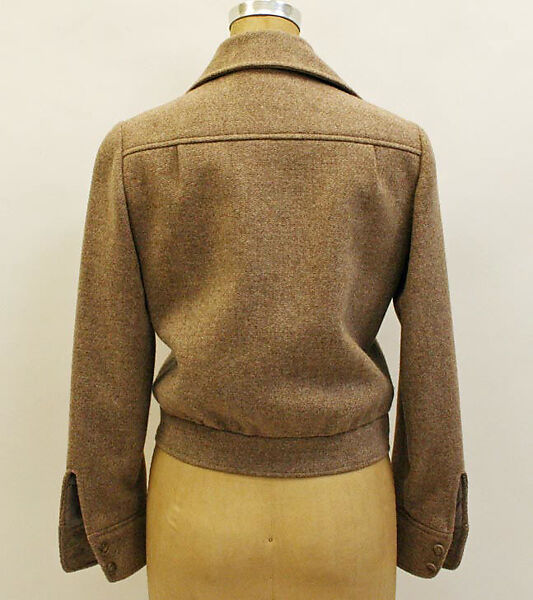 Ensemble, Anne Klein (American, Brooklyn, New York 1923–1974 New York), wool, synthetic fiber, American