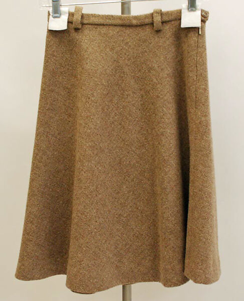 Ensemble, Anne Klein (American, Brooklyn, New York 1923–1974 New York), wool, synthetic fiber, American