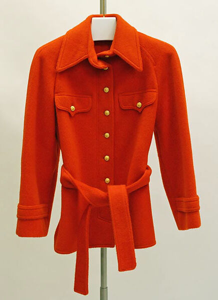 Jacket, Anne Klein (American, Brooklyn, New York 1923–1974 New York), wool, American 