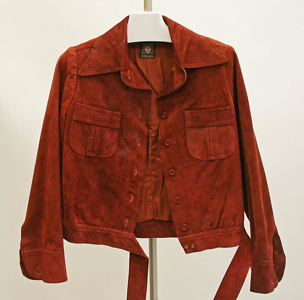 Jacket, Anne Klein (American, Brooklyn, New York 1923–1974 New York), leather, American 