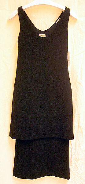 Dinner dress, James Galanos (American, Philadelphia, Pennsylvania, 1924–2016 West Hollywood, California), wool, American