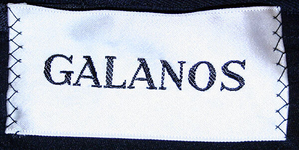 Dinner dress, James Galanos (American, Philadelphia, Pennsylvania, 1924–2016 West Hollywood, California), wool, American