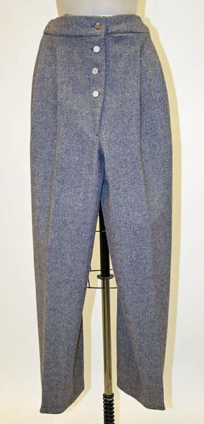 Pantsuit, James Galanos (American, Philadelphia, Pennsylvania, 1924–2016 West Hollywood, California), wool, silk, American